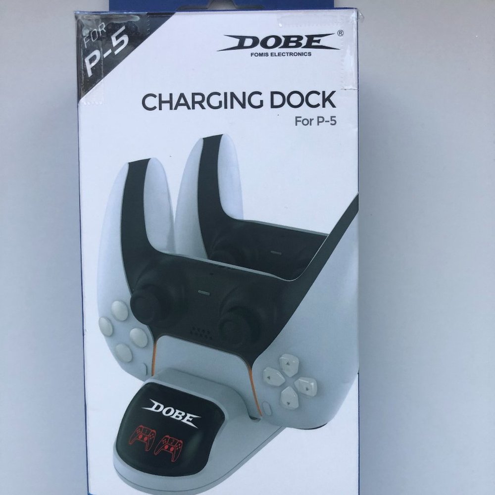PS5 Controller Charger, Playstation 5 Charging Station Dock with LED Indicator